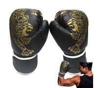 Boxing Gloves - 1 Pair Punching Bag Gloves for Training | PU Leather Taekwońdo Karate Müay Thai Glove | Breathable Adjustable Wrist Strap Unisex Boxing Training Glove