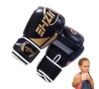 Boxing Gloves for Kids - 8oz Shock Absorbent MMA Gloves | Lightweight Training Sparring Mitts, PU Leather Kickboxing Mitts for Thai, and Martial Arts Use