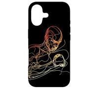 Boxing Guy One Line Drawing Sparring pour garçons Coque pour iPhone 17