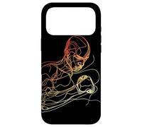 Boxing Guy One Line Drawing Sparring pour garçons Coque pour iPhone 17 Pro Max