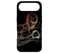 Boxing Guy One Line Drawing Sparring pour garçons Coque pour iPhone Air