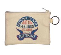Boxing is not About Your Feelings. It's About Performance Porte-monnaie Beige