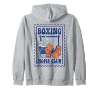 Boxing Moms Club Vintage Sweat à Capuche