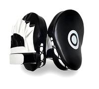 Boxing Pads Focus Mitts, Leather Curved Hand Pad for Martial Arts, Muay Thai, Karate Training, Padded Punching, Coaching Strike Shield