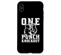 Boxing Punch Knockout King of the Ring Boxing Boxer Gloves Coque pour iPhone XS Max