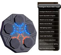 Boxing Trainer, feedback interactif, support de musique Bluetooth, noir