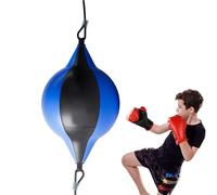 Boxing Training Ball, Reflex Speed Coordination Trainer, Heavy Duty Punching Practice Tool, Red, Yellow, Blue, Adults Home Gym Outdoor, for Hand Eye Agility Stress Relief Fitness Combat Skills