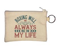 Boxing Will Always Be in My Life Porte-monnaie Beige