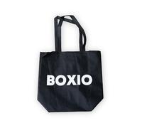 BOXIO - BAG : sac de transport polyvalent pour bidons, bouteilles consignées et plus encore - sac cabas noir robuste pour les courses, la plage ou le rangement - idéal pour toutes les occasions