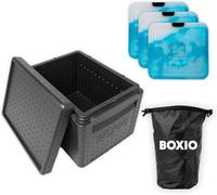 BOXIO - Cool Plus : Glacière Passive sans électricité avec Zones de température modulables grâce aux Pains de Glace. Idéale pour Garder au Frais ou au Chaud en Camping ou en déplacement.