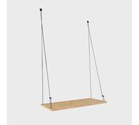 BOXIO - Doorboard : table suspendue d'extérieur en bambou - Étagère suspendue & table de camping en bois pour camping-car, Vanlife & Bus VW - 90 x 41 x 1,5 - Table haute réglable en hauteur comme