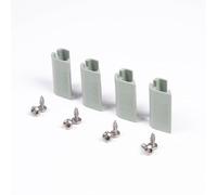 BOXIO - Fixe : 4 clips de fixation au sol pour toilettes, lavages, solos ou soloUp - Maintient les boîtes euros en toute sécurité sur le sol - Ne glisse pas dans la voiture, le bateau ou le