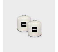 BOXIO - Gaz : cartouche de gaz de 500 g avec filetage pour réchaud de camping et ideal Cook - Cartouche à visser butane-propane-mix EN 417 avec gaz de camping (2)