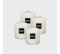 BOXIO - Gaz : cartouche de gaz de 500 g avec filetage pour réchaud de camping et ideal Cook - Cartouche à visser butane-propane-mix EN 417 avec gaz de camping (4)