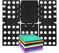 Boxlegend Plieur de Vetement Planche a Plier Le Linge Vêtements Pour Plastique Durable Pliage Vetement Noir