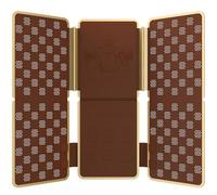 BoxLegend V7 Plieur de Vetement, Planche a Plier le Linge, Plieuse Linge à bords métalliques pour T-shirts, Pulls, Chemises, Pantalons, Marron