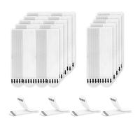 BOXOB 20 paires / 40 pièces Bande de Suspension pour Photo, Bandes de Suspension d'Image Heavy Duty Sans Dommages Cintres d'Image Grandes Bandes de Suspension pour Cadre