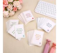 BOXOB 204pcs Cartes de Conversation Chrétiennes, Explorez Votre Foi avec des Cartes de Conversation Bibliques en Famille Idéal pour Soirées Jeux en Famille Groupes d'Église Dîners à Table