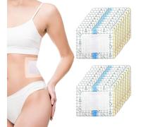 BOXOB 20pcs Patch Huile de Ricin, Patchs Adhésifs Anti-Fuite l'Huile de Ricin pour Nombril Portables Haute Absorption Parfaits pour Détente Maison Travail Voyage