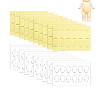 BOXOB 240pcs Rubans Adhésifs pour Sonny Angel, Tampons Adhésifs Transparents Double Face Mini Figurine Poupée Remplacement de Mastic Adhésif Amovible Sans Trace pour Sonny Baby