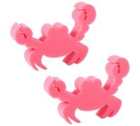 BOXOB 2pcs Éponge Absorbante pour Spa, Forme de Crabe Éponge à Huile pour Jacuzzi Très Élastiques Éponge Absorbante Accessoires de Nettoyage pour Jacuzzi Gonflable Spa Piscine (Rose)