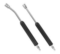 BOXOB 2pcs Lance Nettoyeur Haute Pression, Rallonge pour Nettoyeur Haute Pression Droites et Coudées Buses de Rechange pour Lavage de Voiture