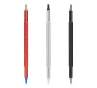 BOXOB 3pcs Outil Réglage Aiguilles Montre, Ensemble Poussoirs de Presse à Aiguilles Montre Extrémité Plastique Réparation Retrait Goupille de Montre-Bracelet Tailles Trous Multiples pour Horlogers