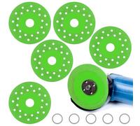 BOXOB 5 Pcs Disques Meulage pour Dalles Rocheuses, Disque Coupe Rocheuses Meuleuse D'angle Lame Ultra Mince pour Polir Couper Dalles Granit Marbre Verre Céramique