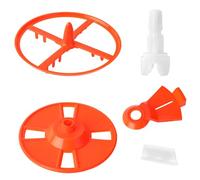 BOXOB 5 Pièces de Rechange Compatible avec Baby Brezza FRP0046 FRP0047 FRP0048 FRP0066 Comprend une Roue d'Agitation Couvercle Verrouillage un Axe Roue de Mesure et un Grattoir