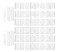 BOXOB 50 Paires de Bandes Adhésives pour Capteurs d'Alarme, Ruban Adhésif Double Face Prédécoupé et Durable pour Capteurs de Contact et Aimants Ring Alarm (2e Génération)