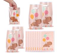 BOXOB 50pcs Sacs Cadeaux Capybara, Double Face avec Poignées Motif Capybara pour En-Cas Bonbons Petits Cadeaux Thème Animal Anniversaire Baby Shower