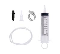 BOXOB 5pcs Kit de Purge de Freins, Universel Kit Purge Liquide Frein Embrayages à Disque Hydrauliques Extracteur d'Huile Seringue 100ml Tuyau 50cm pour Motos Quads Entretien et Réparation