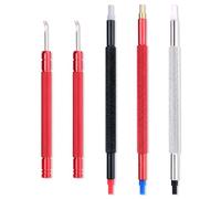 BOXOB 5pcs Outils de Retrait d'Aiguilles Montre, Kit d'Outils Réparation d'Aiguilles Montre Outils Réparation Montres-Bracelets Horlogers Extracteur Piston pour Réparations Montres-Bracelets