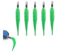 BOXOB 5pcs Queue de Remplacement pour Jouet de Balle pour Chat, Accessoires Queue Jouet Interactif Compatible avec Speedy Tail 2.0 (Vert)