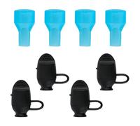 BOXOB 8pcs Valves de Rechange pour Camelbak, Embout Buccal de Rechange pour Vessie Accessoires de Valve de Morsure de Rechange Compatibles avec Camelbak (Noir)