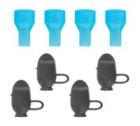 BOXOB 8pcs Valves de Rechange pour Camelbak, Embout Buccal de Rechange pour Vessie Accessoires de Valve de Morsure de Rechange Compatibles avec Camelbak (Gris)