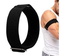 BOXOB Boucle en Nylon pour Hume Band 2.0, Bandeau Biceps (Noir) | Sangle de Remplacement Réglable pour Hume Health Fitness Tracker, Bracelet Sportif Doux et Respirant pour Hommes