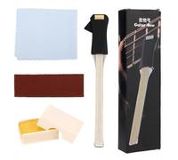 BOXOB Kit Archet Guitare 2 en 1, Double Face Performance Archet Acoustique Guitare avec Colophane Papier de Verre Chiffon & Sac Rangement Outils Créatifs pour Instrument à Cordes en Acier Acoustique