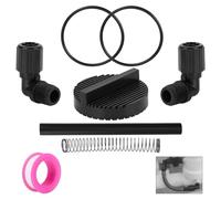 BOXOB Kit de Pièces Électrolyseur Piscine pour Pentair Rainbow 320 et 322, Comprenant Raccord Tube NPT 90°1/2" Tube 5/8" Diamètre Extérieur Ressort Support Remplace R172272 R172091 et R171097