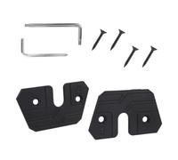 BOXOB Kit Réparation pour Pare Soleil, Clips Noirs Métalliques Kit de Remplacement pour Camion Accessoires Compatibles avec JK 2018 JL 2018-2024 et Gladiator 2020-2023