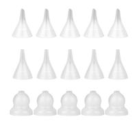 BOXOB Lot de 15 Embouts de Rechange pour Aspirateur Nasal, Pièces Rechange en Silicone Compatibles avec GROWNSY Watolt LittleTora HEYVALUE Cocobela HailiCare KIDIRA TEQIN X-Bosak