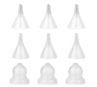 BOXOB Lot de 9 Embouts de Rechange pour Aspirateur Nasal, Pièces Rechange en Silicone Compatibles avec GROWNSY Watolt LittleTora HEYVALUE Cocobela HailiCare KIDIRA TEQIN X-Bosak