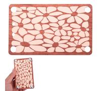 BOXOB Mini Presse à Fleurs, Micro-Presse à Fleurs en Bois Petit Format Kit de Préservation Des Plantes Cadeau pour les Amateurs de Bricolage Outil pour Loisirs Créatifs, 11,5x7,5cm