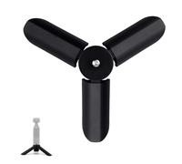 BOXOB Mini Trépied pour DJI Osmo Pocket 3 & 2, Support Trépied Portable Support Table Bâton Selfie Léger Poignée Confortable Accessoires Pratiques pour Appareils Numériques(Noir)