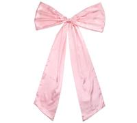 BOXOB Noeud Géant, Grand Noeud en Satin Ornement Mural Fond Mignon Décoration Fête Accessoire Fourniture pour Mariage Fiançailles Baby Shower (Rose)