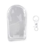 BOXOB Sac de Présentation Transparent pour Poupées avec Porte-Clés, Grands Sacs Rangement Figurines Pochette Transport pour Mini-Poupées de Collection Breloques à Lèvres