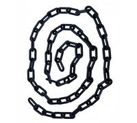 Boxonly Barrière de sécurité en plastique pour espace de stationnement - Pour clôture de jardin décorative - 10 m x 6 mm - Noir