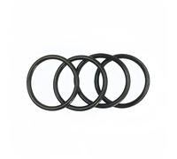 Boxonly Lot de 10 joints toriques ronds en caoutchouc nitrile 78 mm x 73 mm x 2,5 mm (DI x L) - Noir