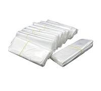 Boxonly Lot de 100 sacs thermorétractables transparents de 45 cm x 55 cm, sans odeur, port unique, pour emballage cadeau, projet de bricolage