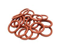 Boxonly Lot de 30 joints toriques en silicone - 43,6 mm de diamètre extérieur et 40 mm (DI x x L) : 1,8 mm x 1,8 mm - Rouge